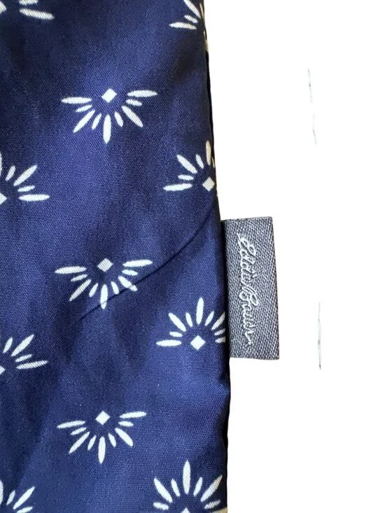 Eddie Bauer Mens XXL Navy Button-Up Shirt With White Geometric Print Pattern Sho - Picture 5 of 7